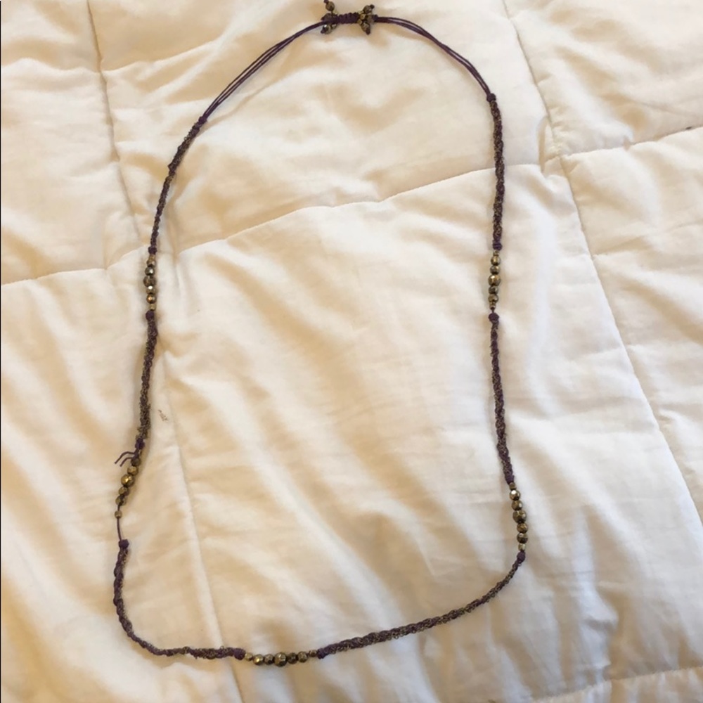 Purple necklace